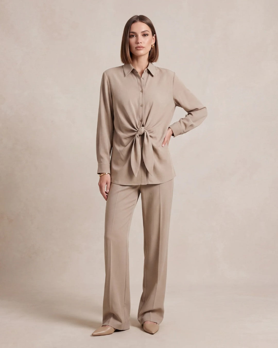 Soft Tie-Waist Set