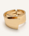 Solaire Overlap Gold Cuff