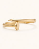 Sorel Nail Gold Bangle
