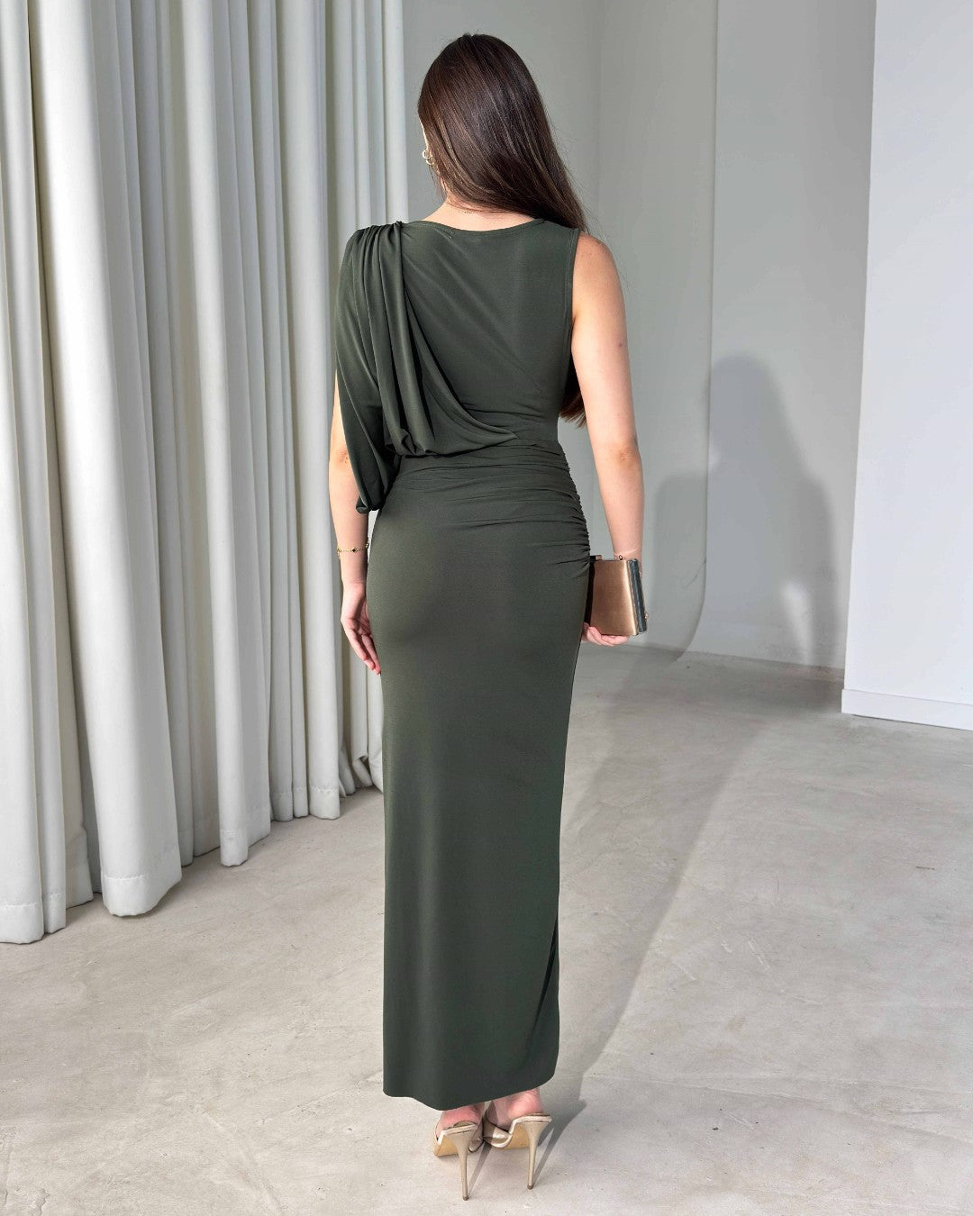 Sorella Draped Evening Dress