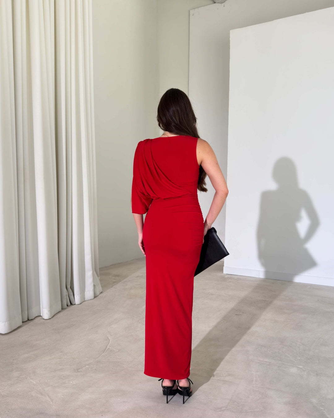 Sorella Draped Evening Dress