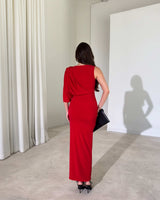 Sorella Draped Evening Dress