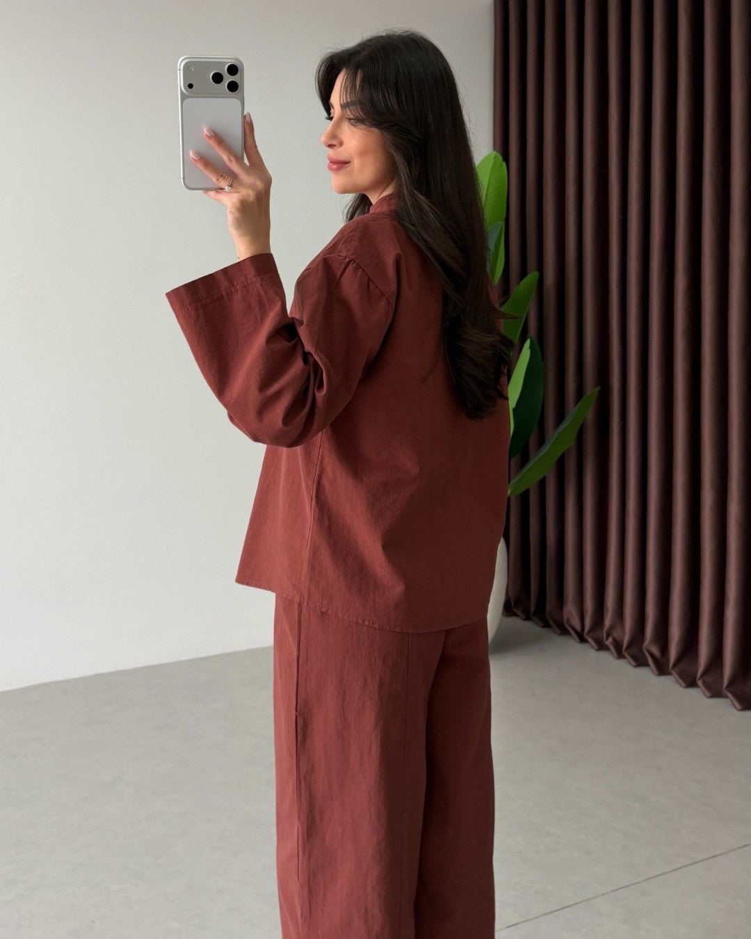 Structured Buttoned Set