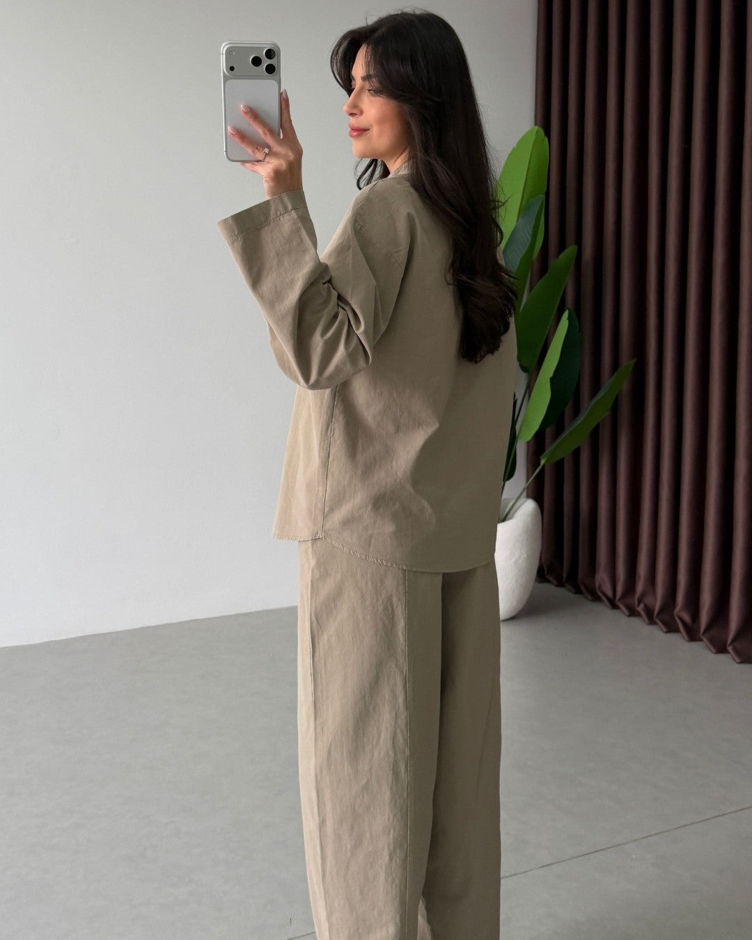 Structured Buttoned Set