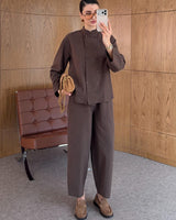 Structured Buttoned Set