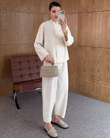 Structured Buttoned Set