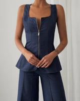 Structured Denim Set