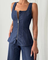 Structured Denim Set