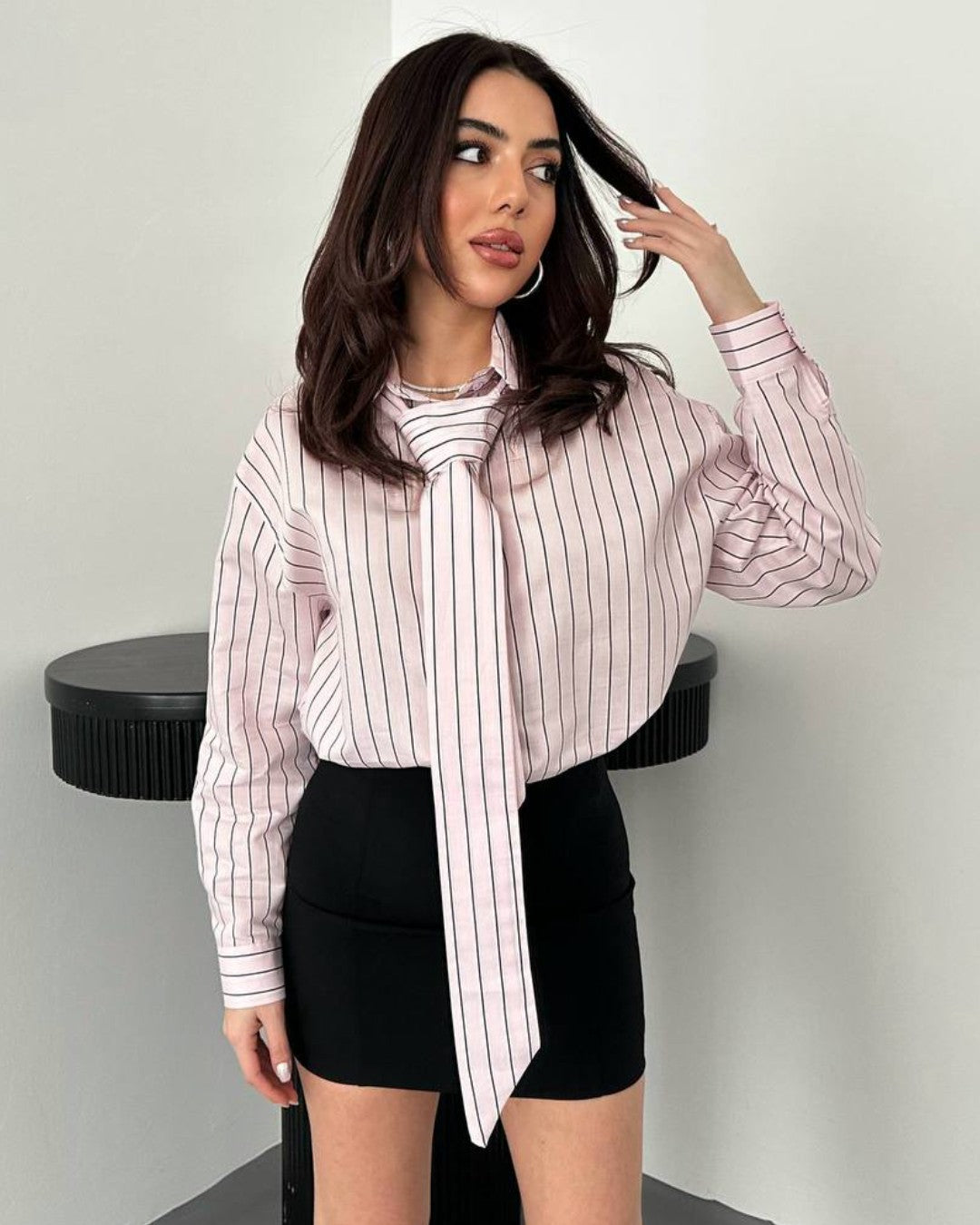 Structured Stripe Shirt