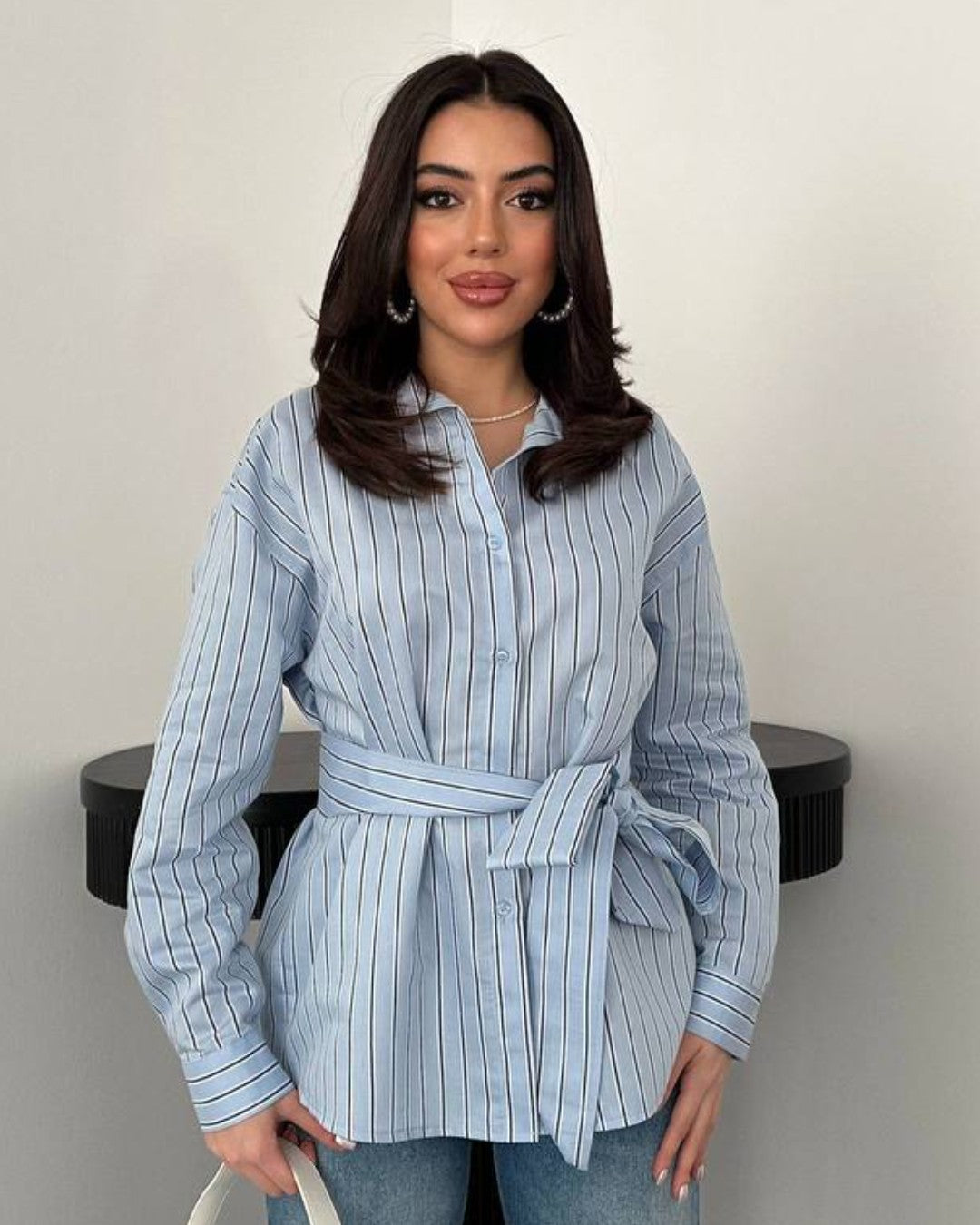 Structured Stripe Shirt
