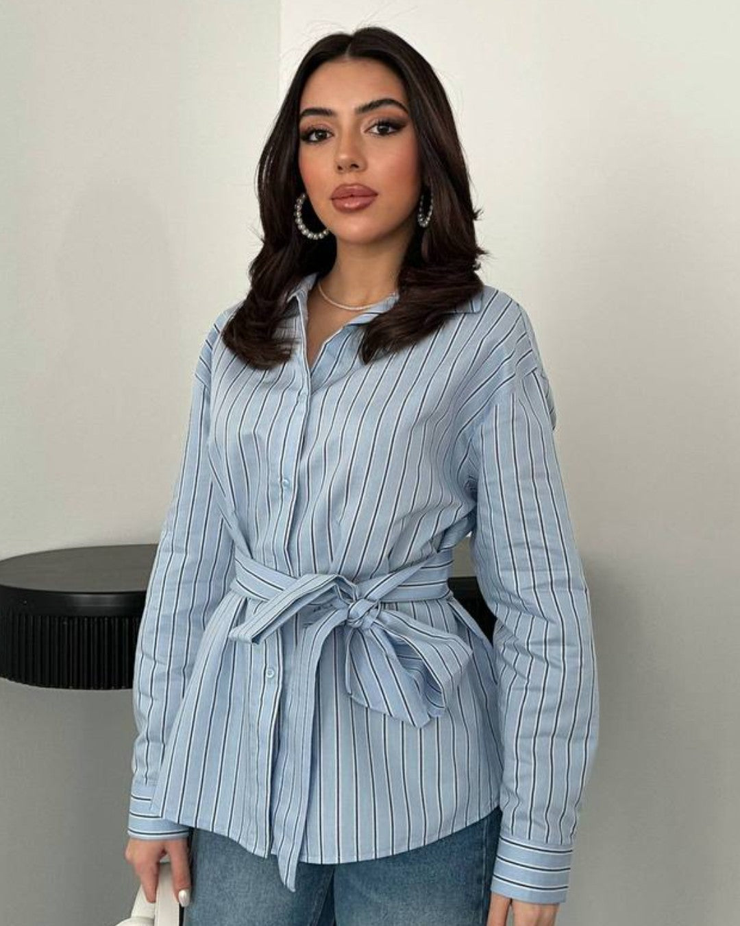 Structured Stripe Shirt