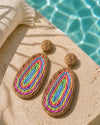 Summer Woven Drop Earrings