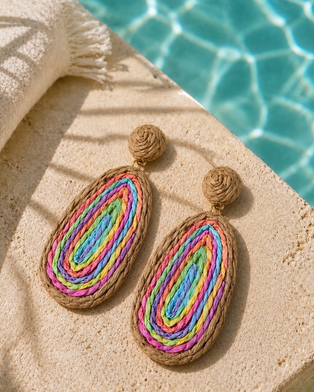 Summer Woven Drop Earrings