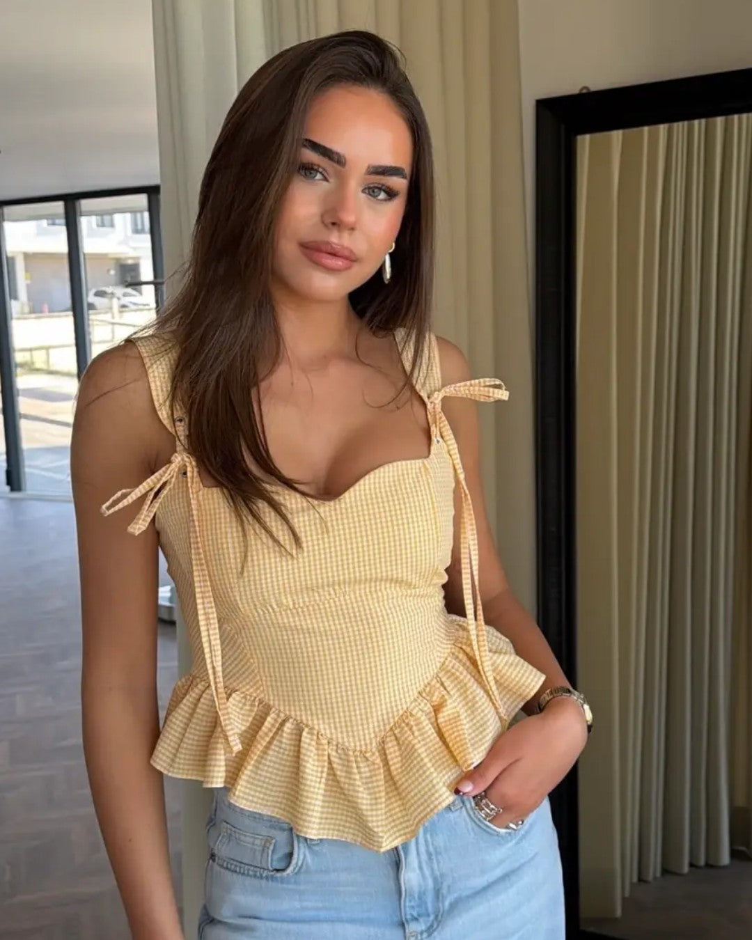 Sweetheart Peplum Top