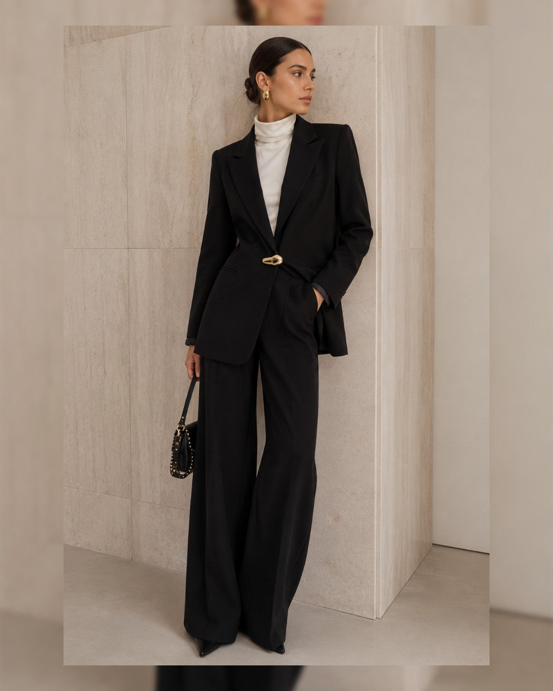 Tailored Gold Accent Suit
