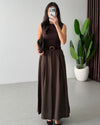 Tailored Wide-Leg Pants + Belt