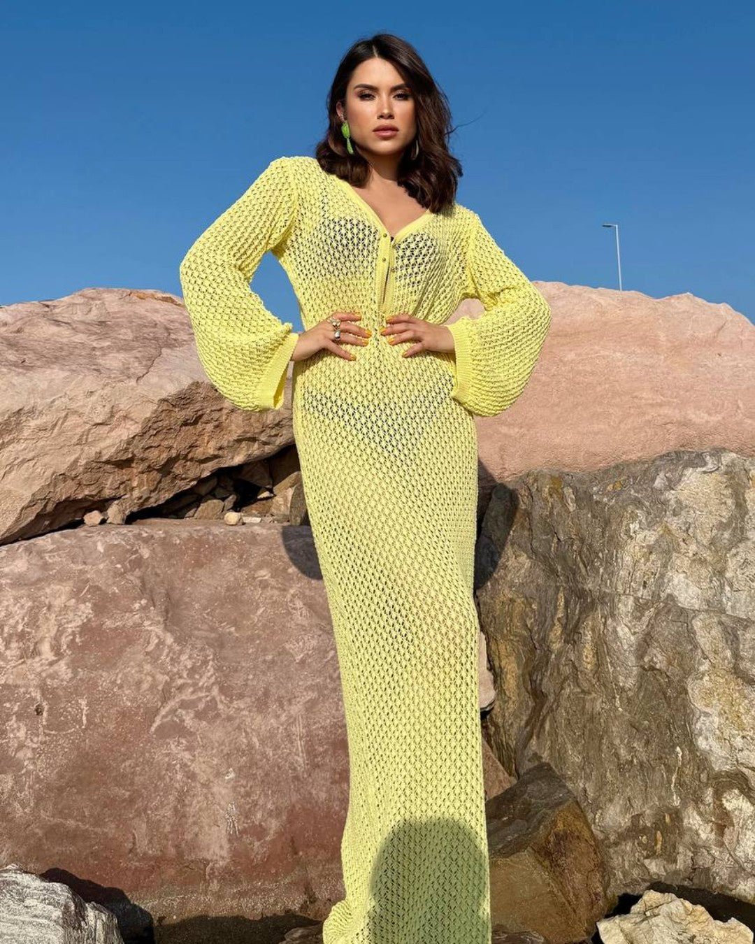 The Coastal Crochet Dress