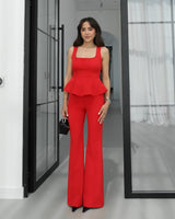 The Colette Peplum Set