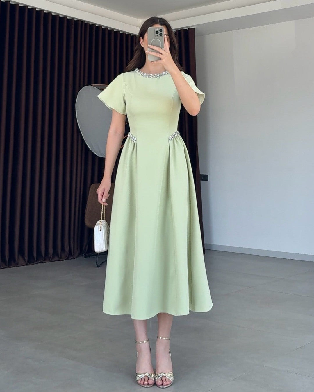 The Crystal Waist Dress