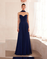 The Draped Veil Gown
