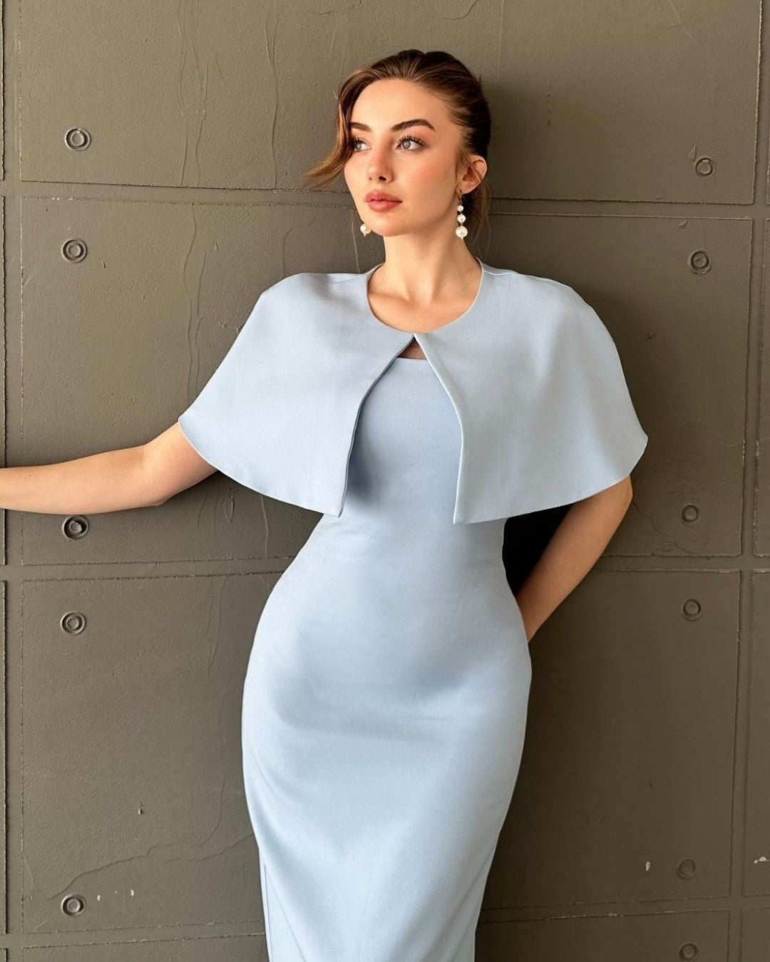 The Duchess Cape Dress