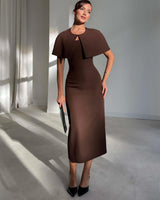The Duchess Cape Dress