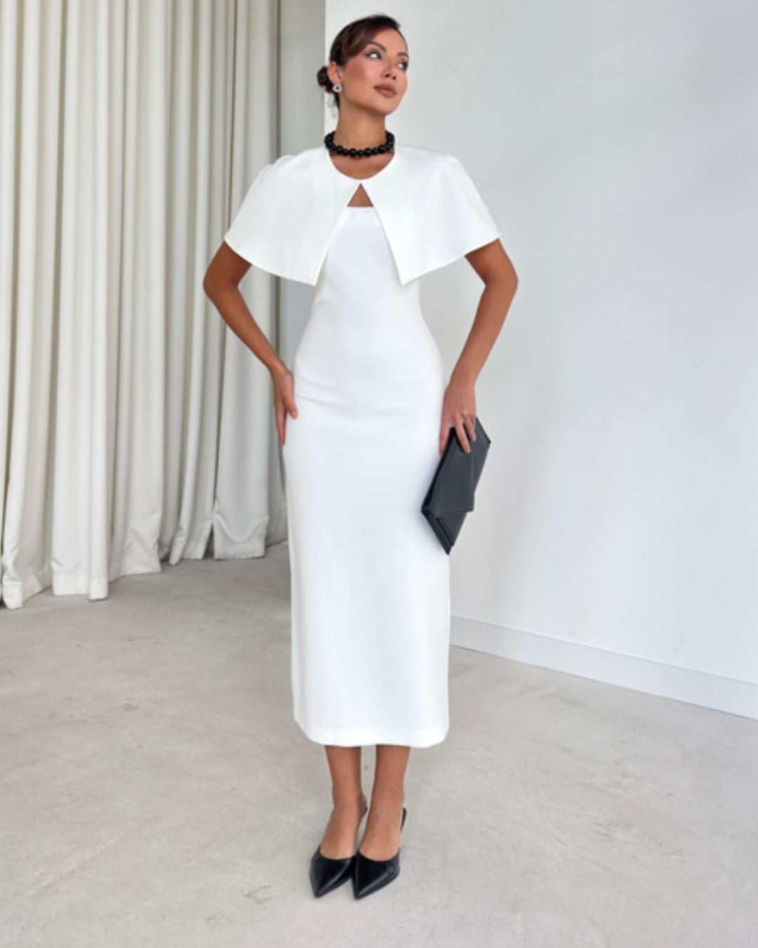 The Duchess Cape Dress