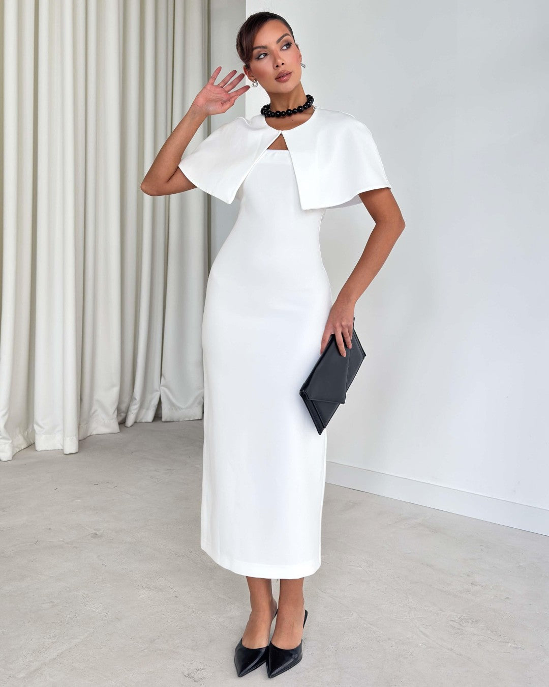 The Duchess Cape Dress