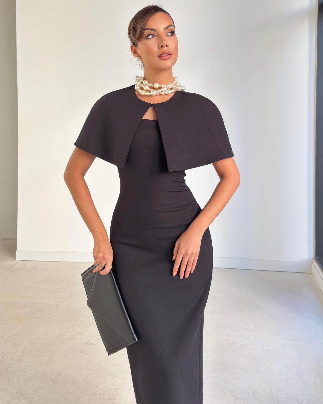 The Duchess Cape Dress