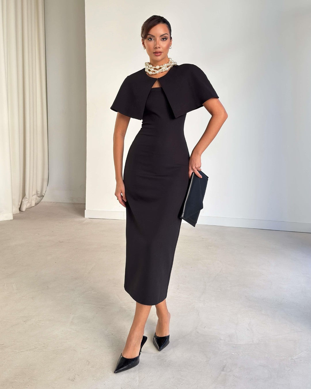 The Duchess Cape Dress