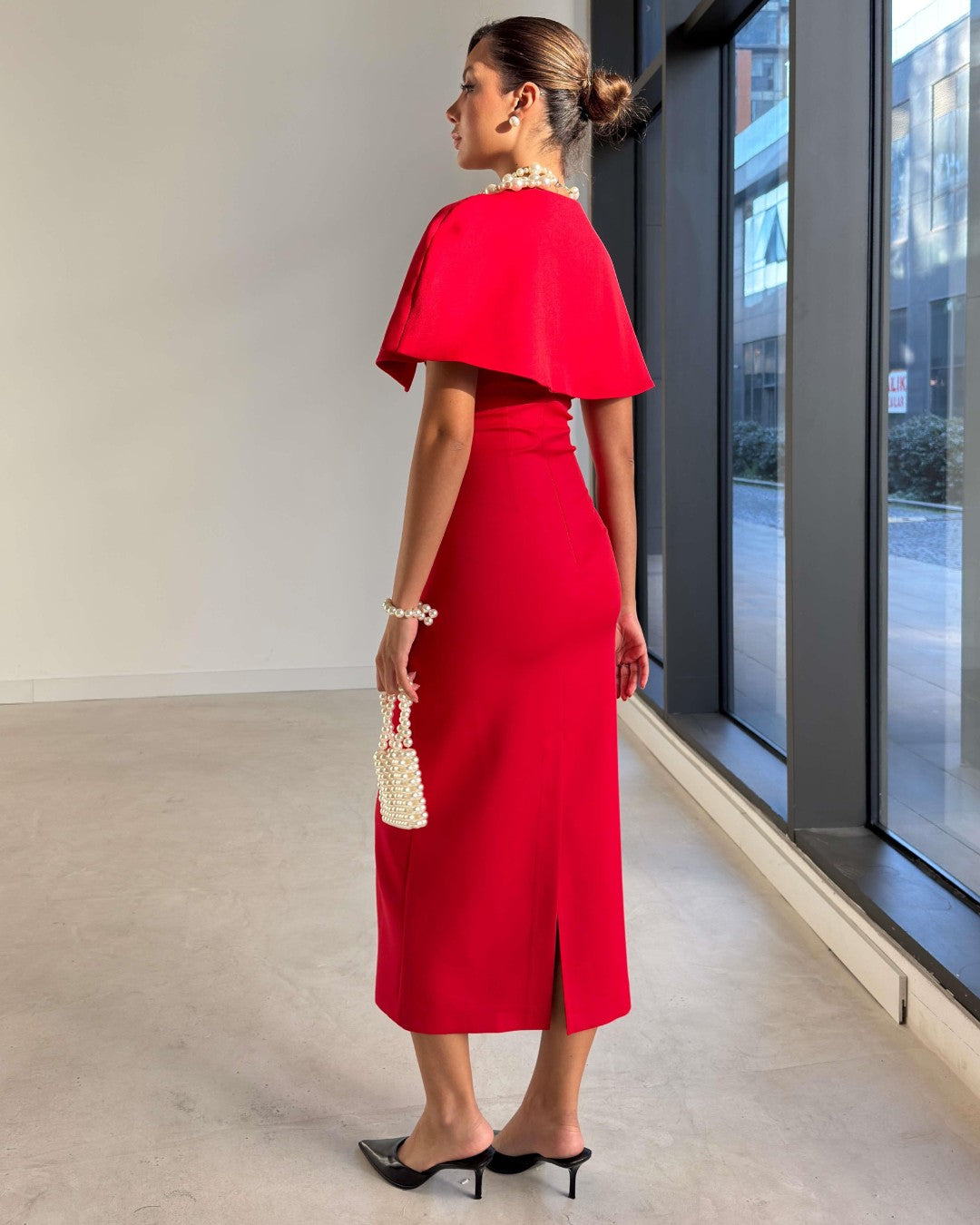 The Duchess Cape Dress