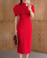 The Élise Cape Dress
