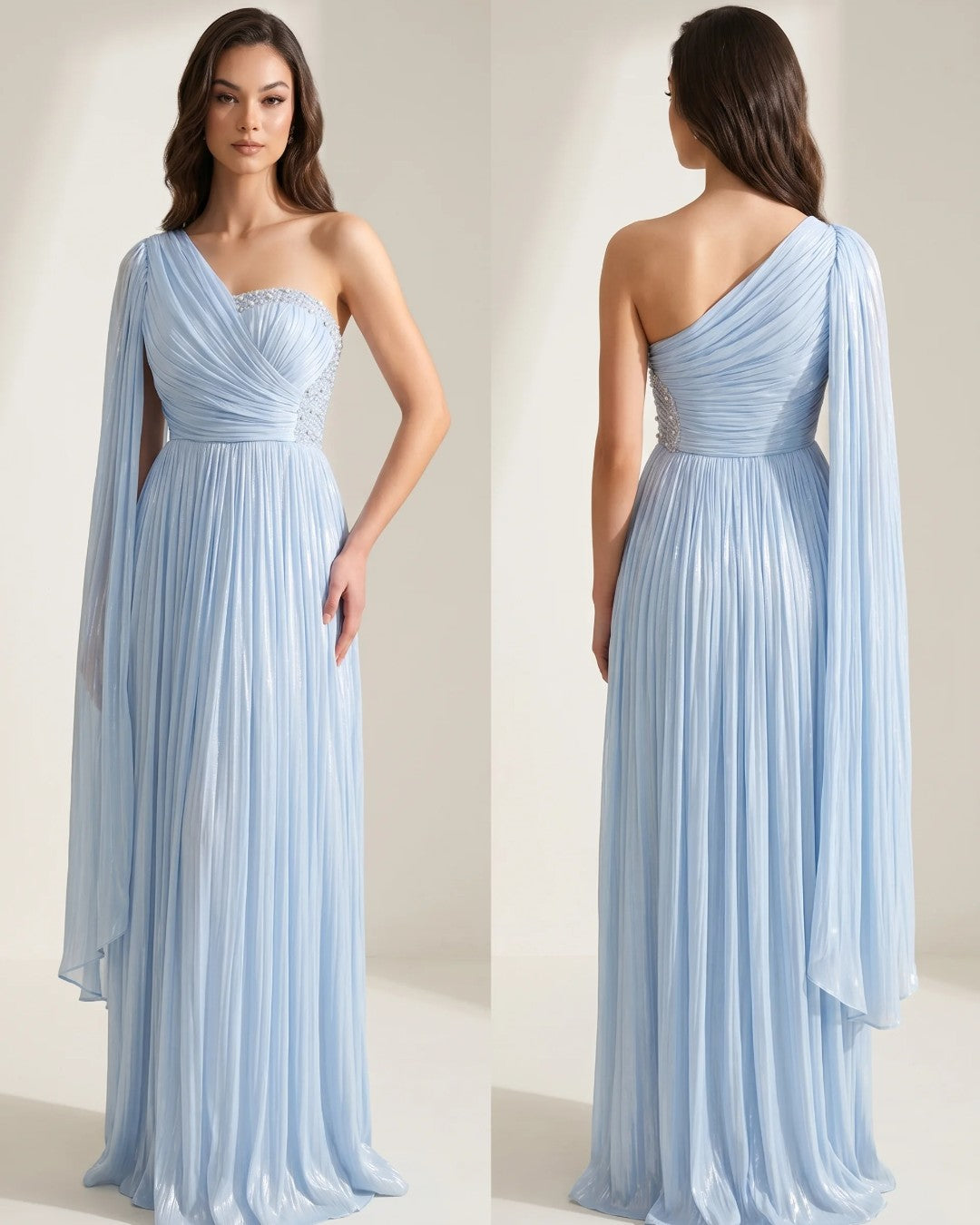 The Estelle Drape Maxi Dress