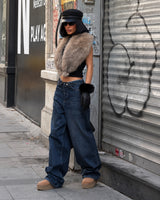 The Low-Rise Wide Denim