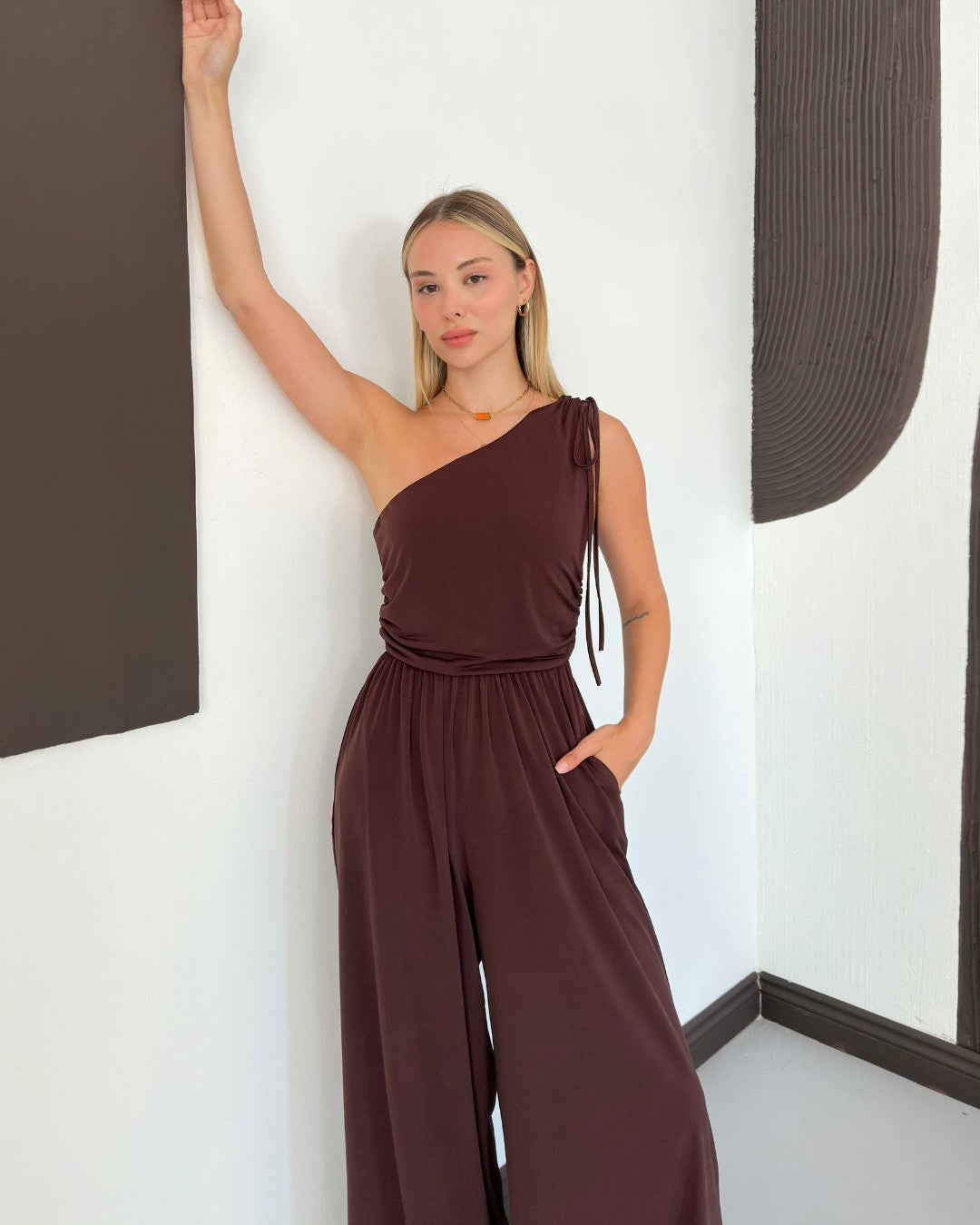 The One-Shoulder Jumpsuit