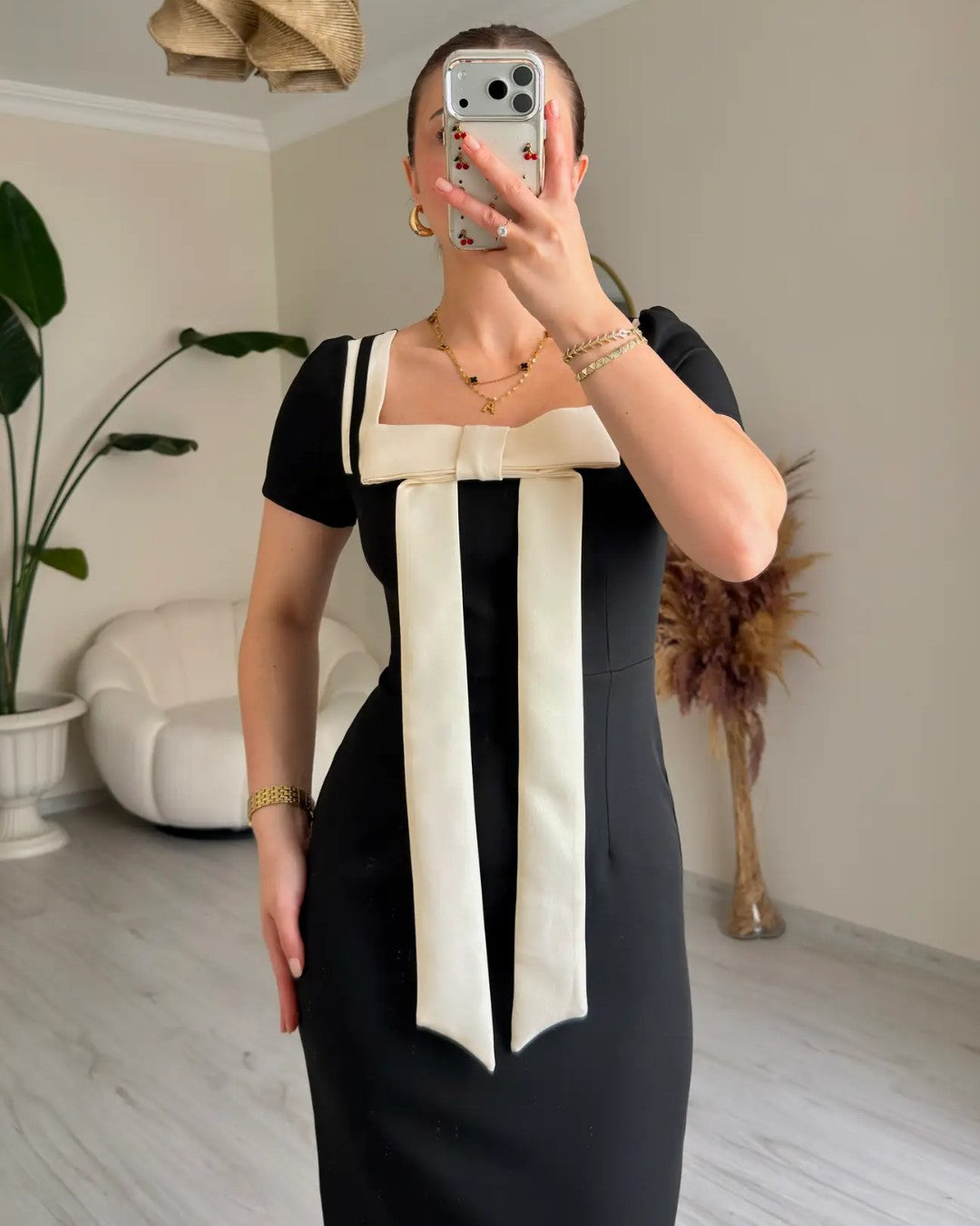 The Paris Bow Dress
