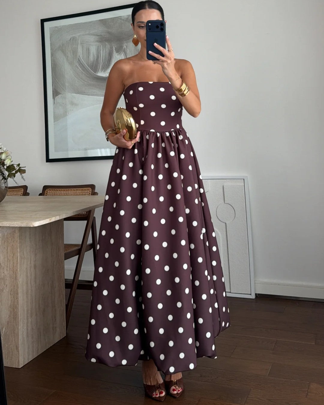 The Positano Dot Dress