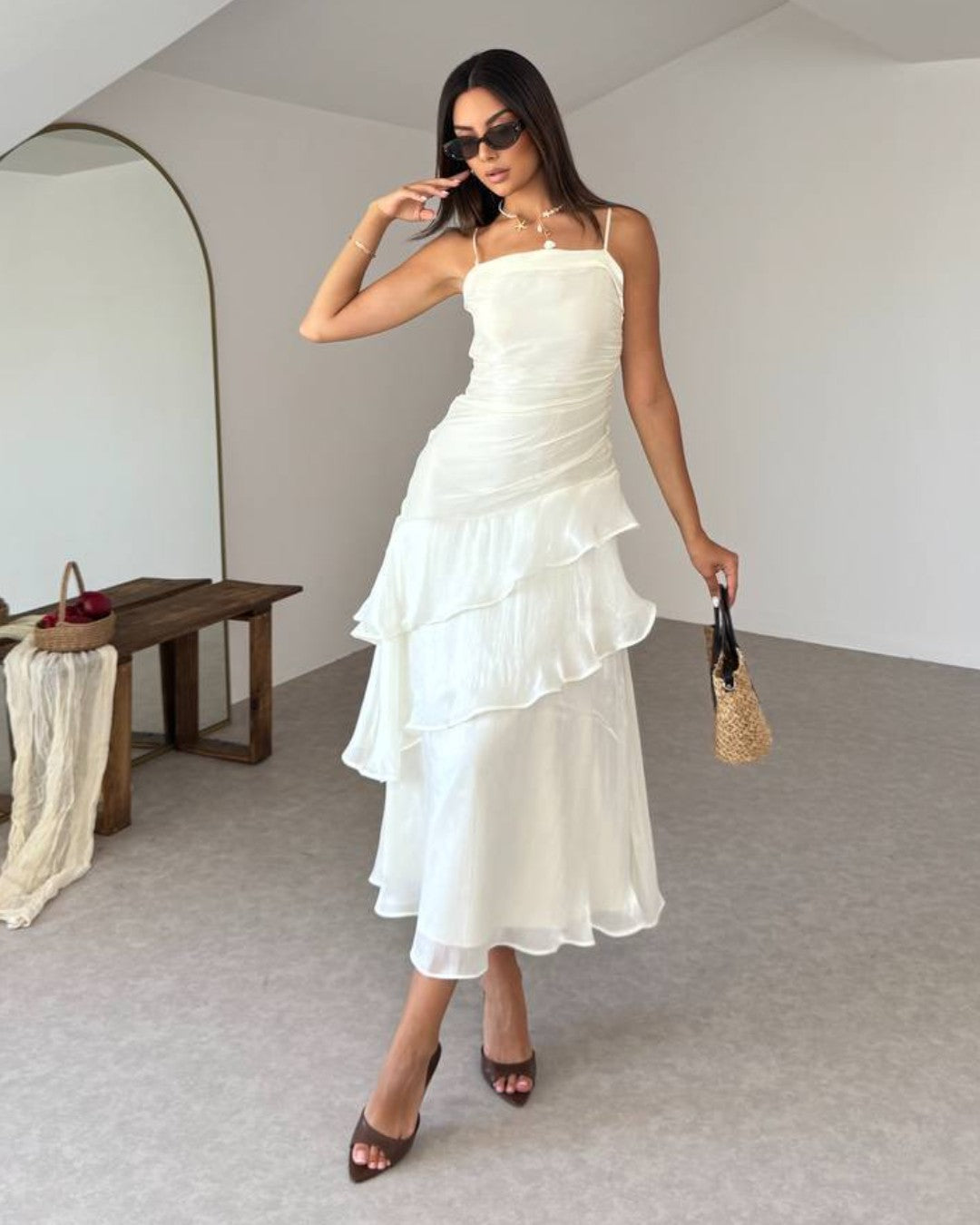 The Riviera Ruffle Dress