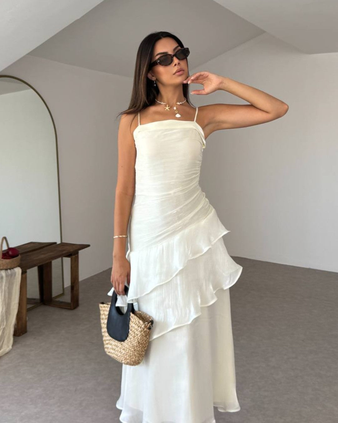 The Riviera Ruffle Dress