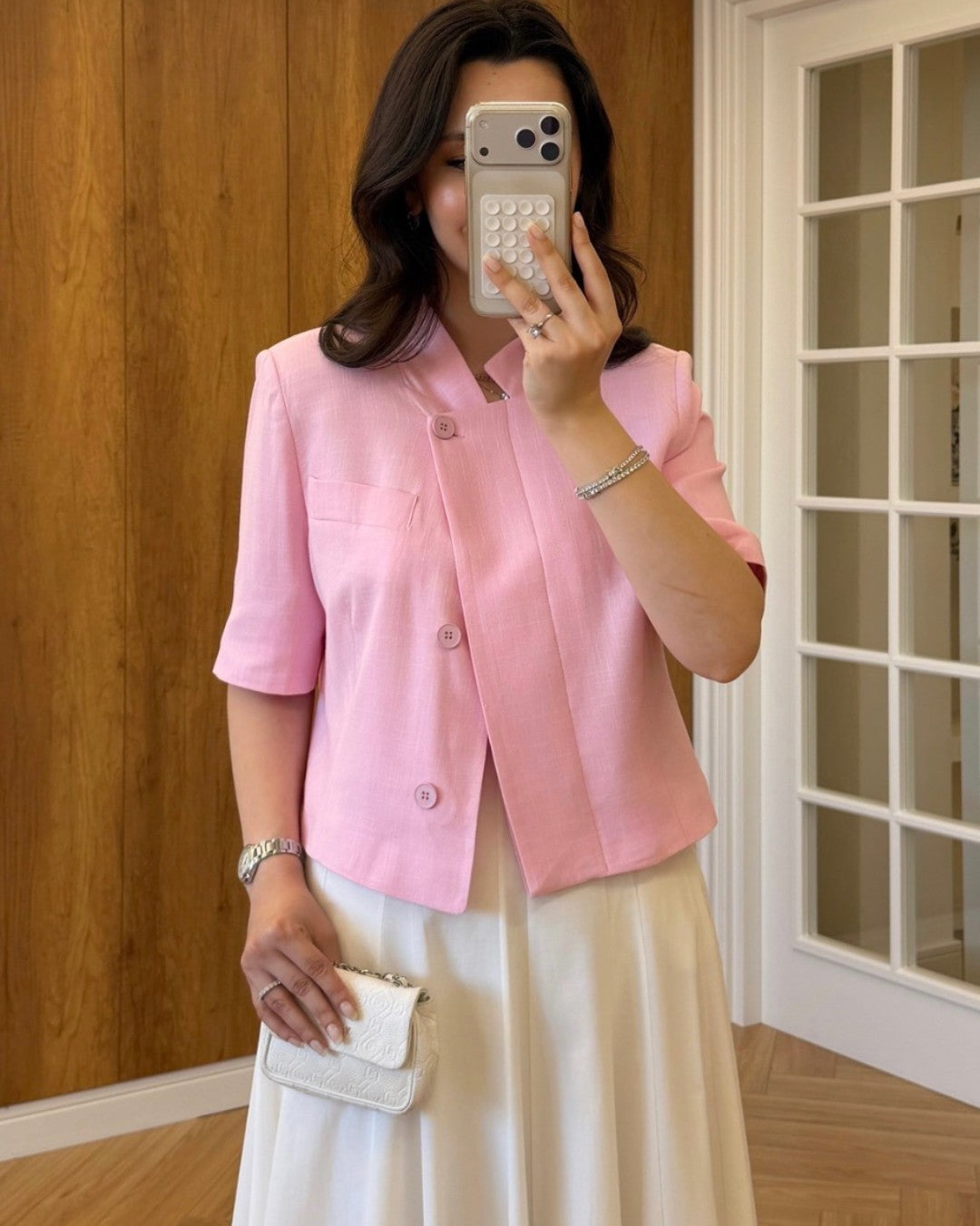 The Roselle Linen Blazer