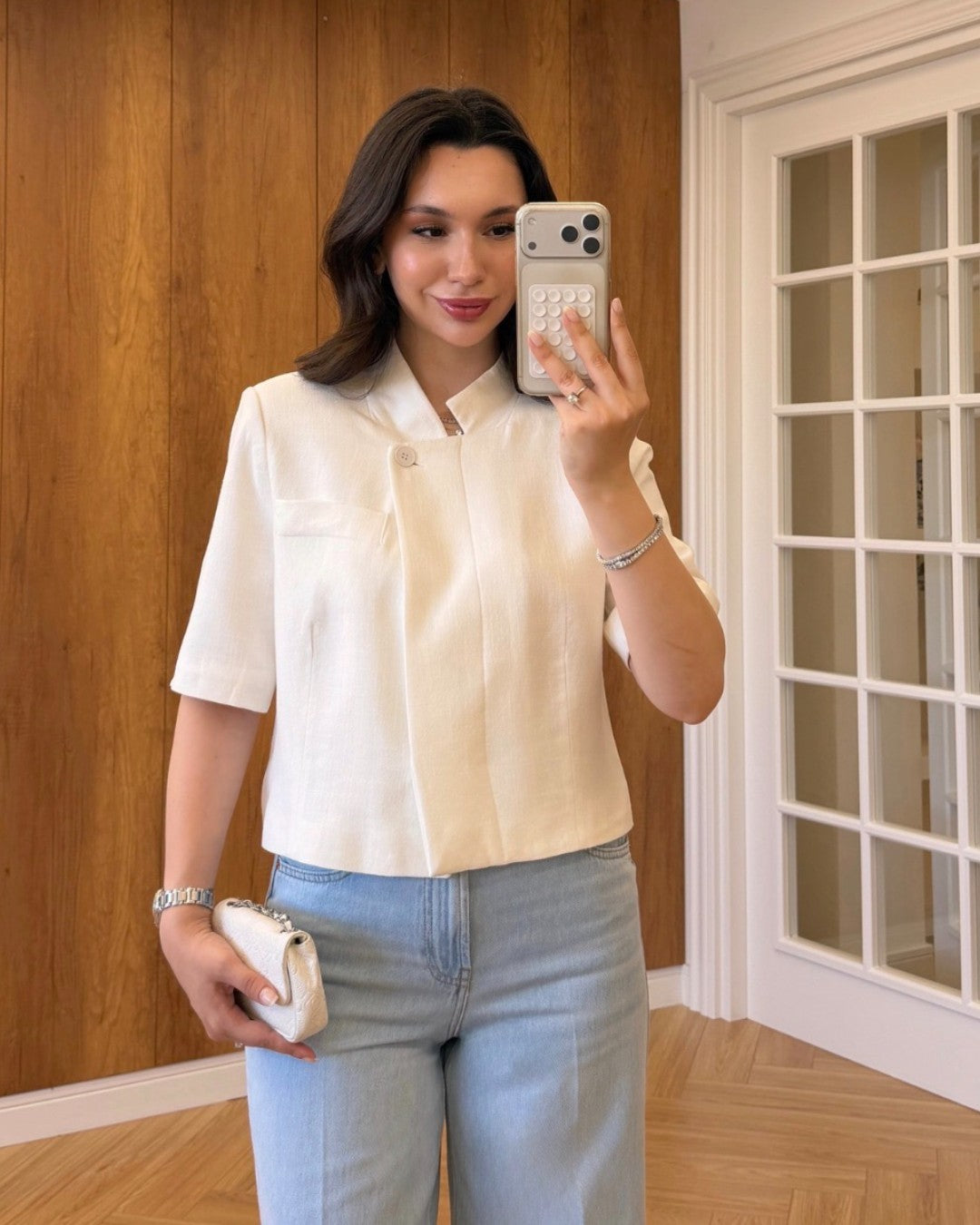 The Roselle Linen Blazer