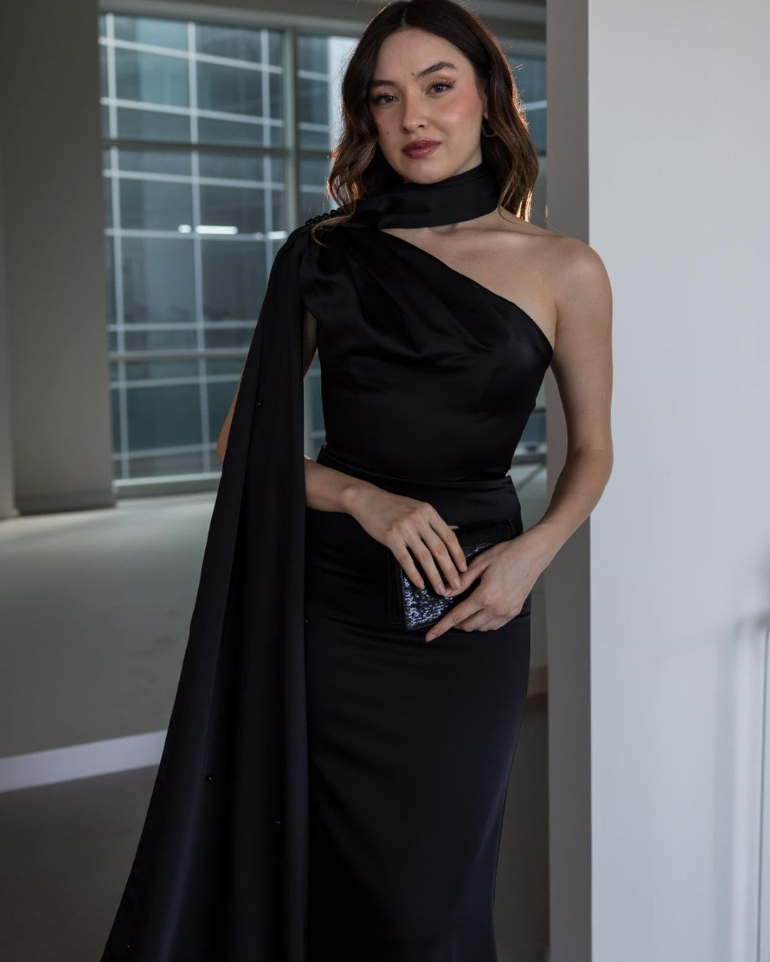 The Seraphina Cape Gown