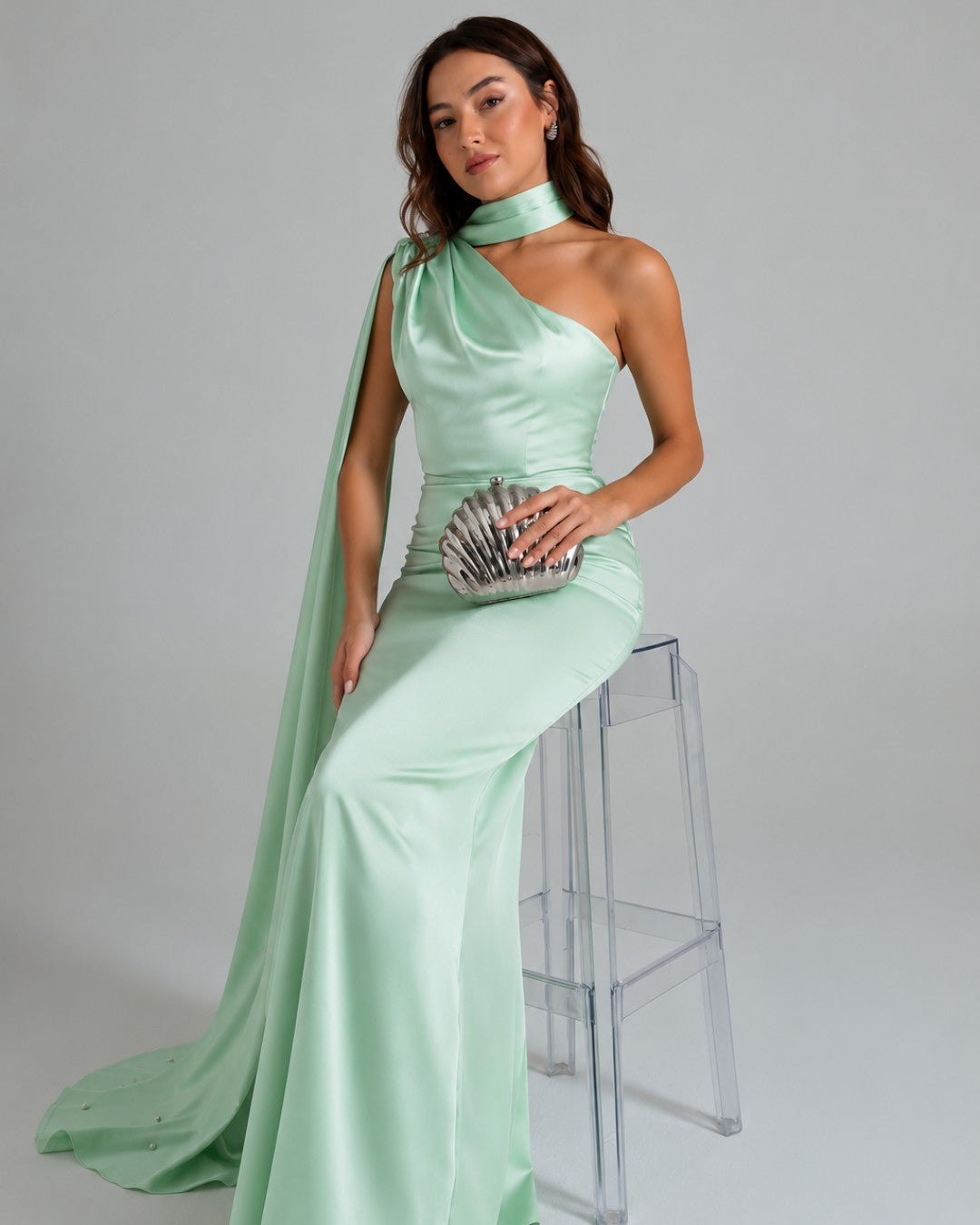 The Seraphina Cape Gown
