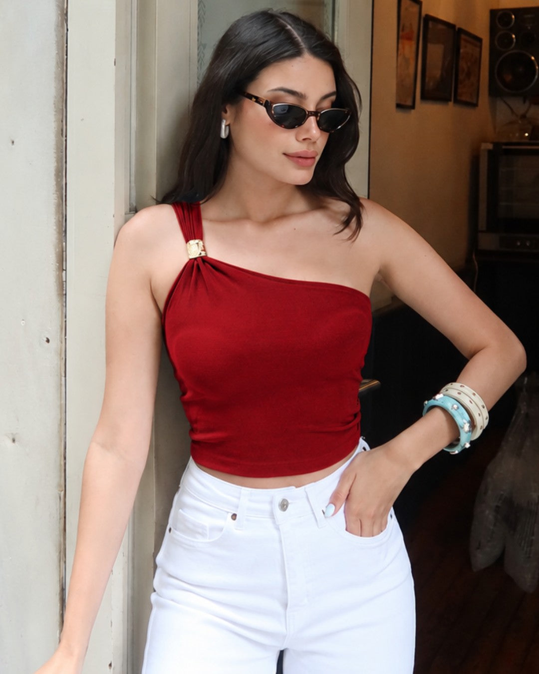 Twist Buckle Top