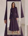Twist-Waist Maxi Dress