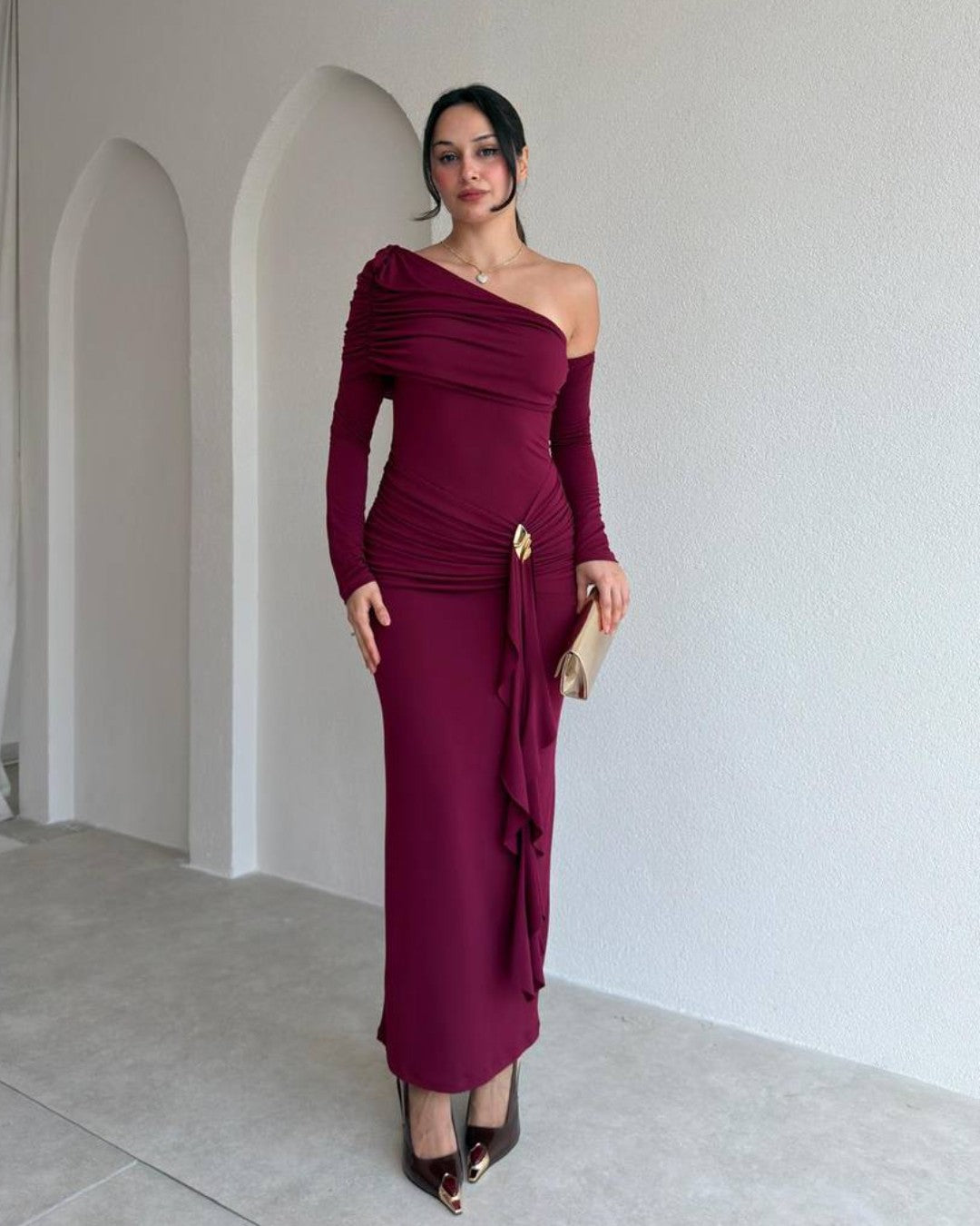 Valenne One-Shoulder Dress