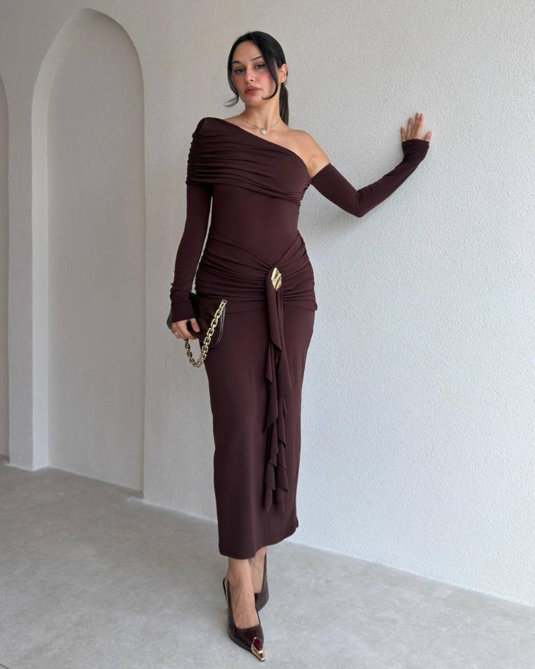 Valenne One-Shoulder Dress
