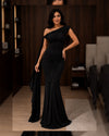 Valentina One-Shoulder Gown