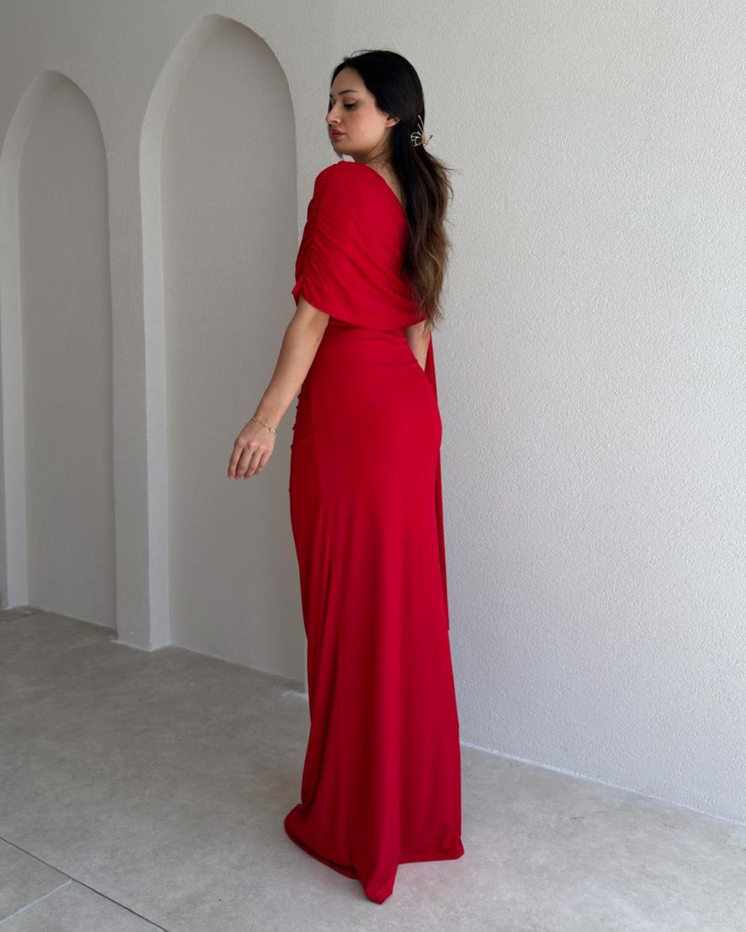 Valentina One-Shoulder Gown