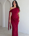 Valentina One-Shoulder Gown